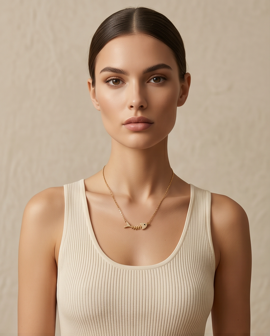 Fish Bone Necklace