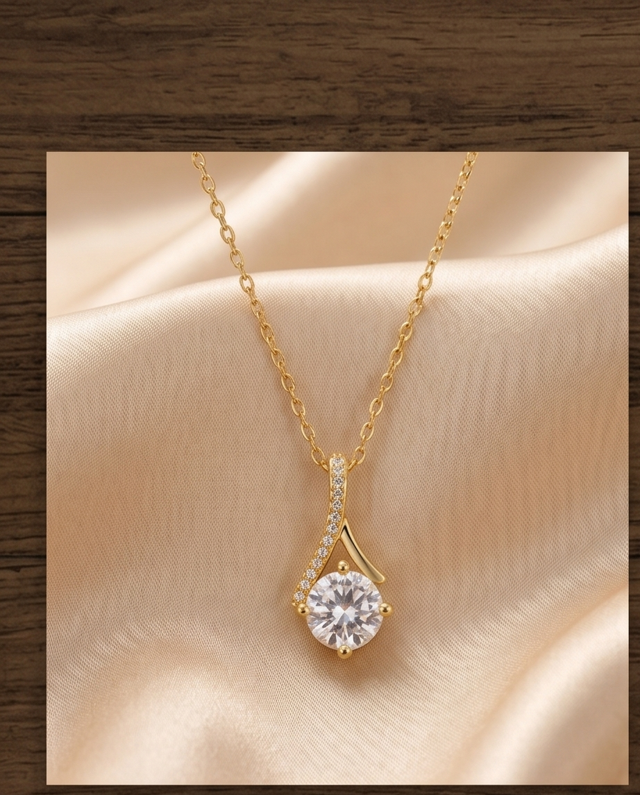 Gold Pendant Neclace #49
