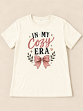 In My Cozy Era Cream Graphic Tee