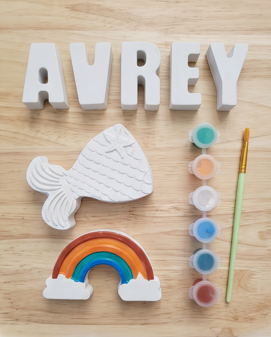 Personalized Mermaid Paint Kit