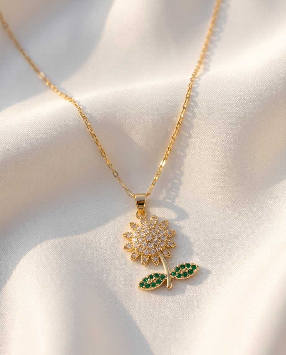 Sunflower Necklace