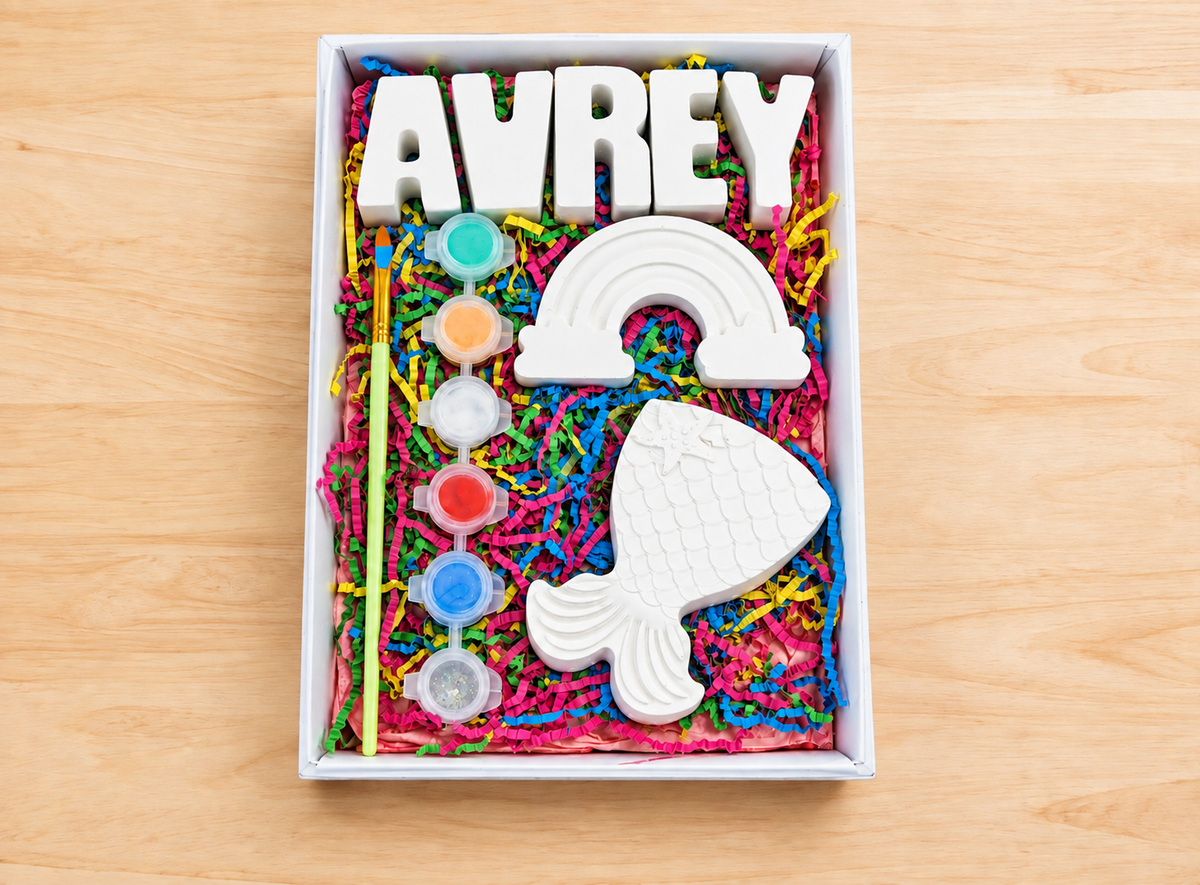 Personalized Mermaid Paint Kit