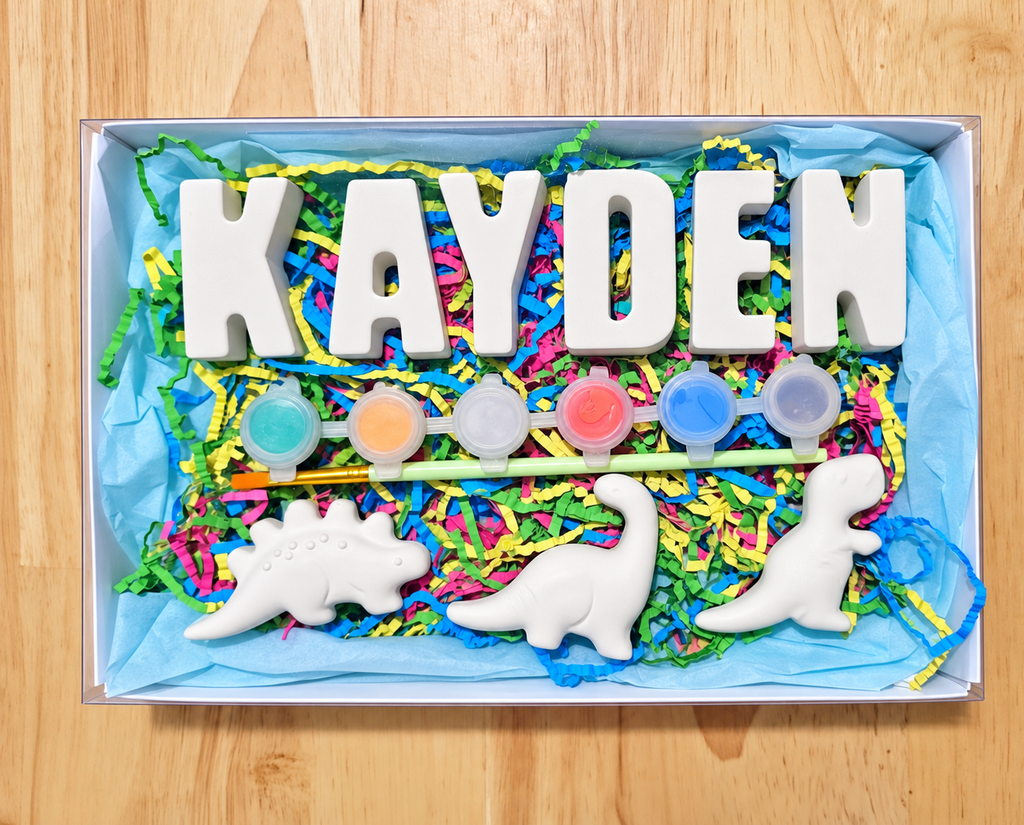 Personalized Dinosaur Paint Kit