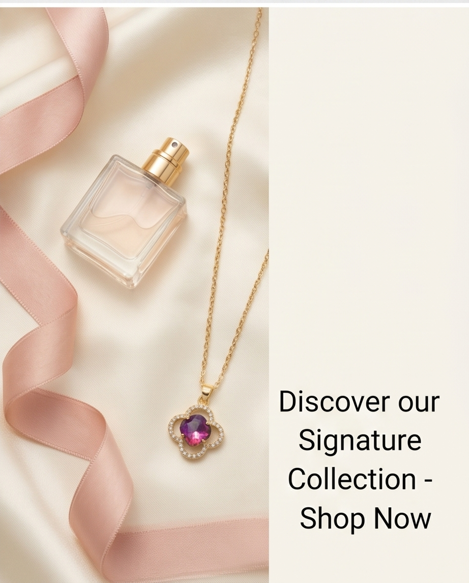 Iridescent Clover Necklace #1
