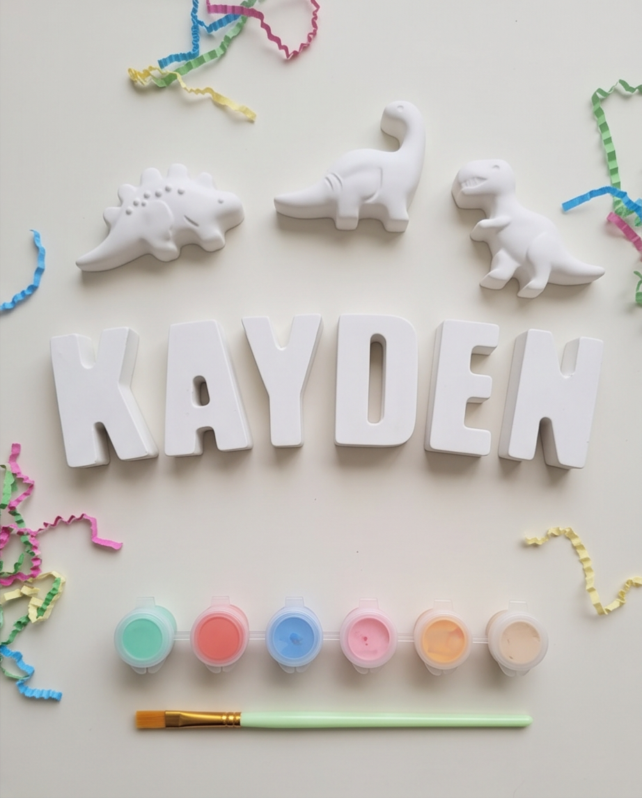 Personalized Dinosaur Paint Kit
