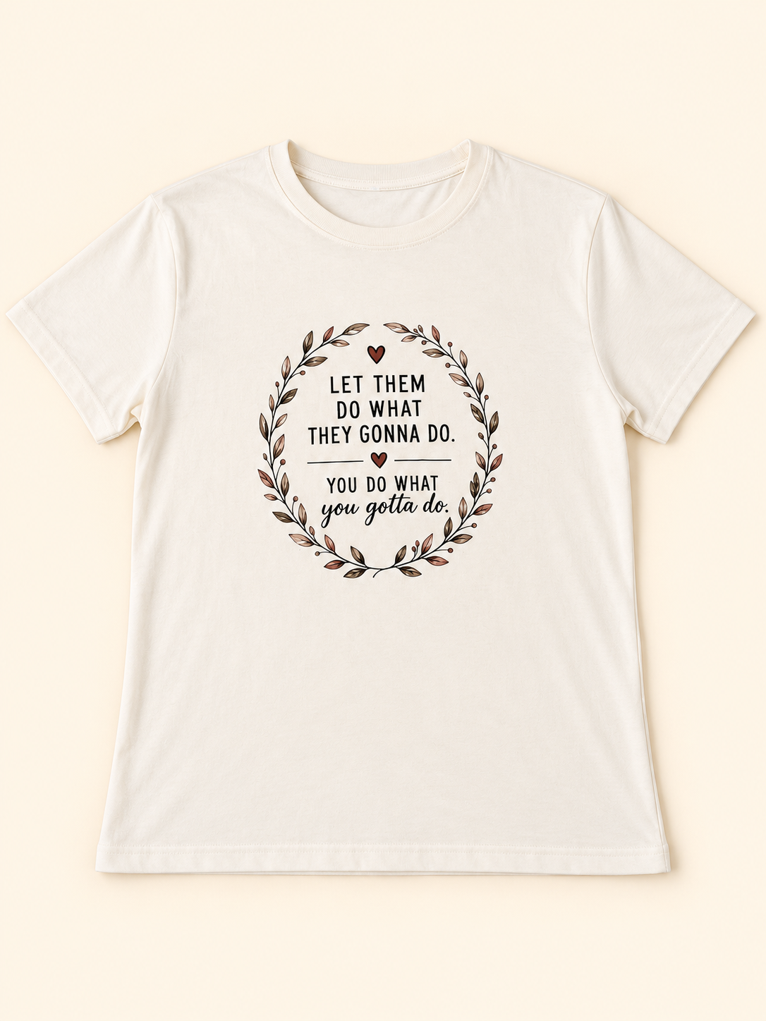 Let Them Inspirational Graphic Tee