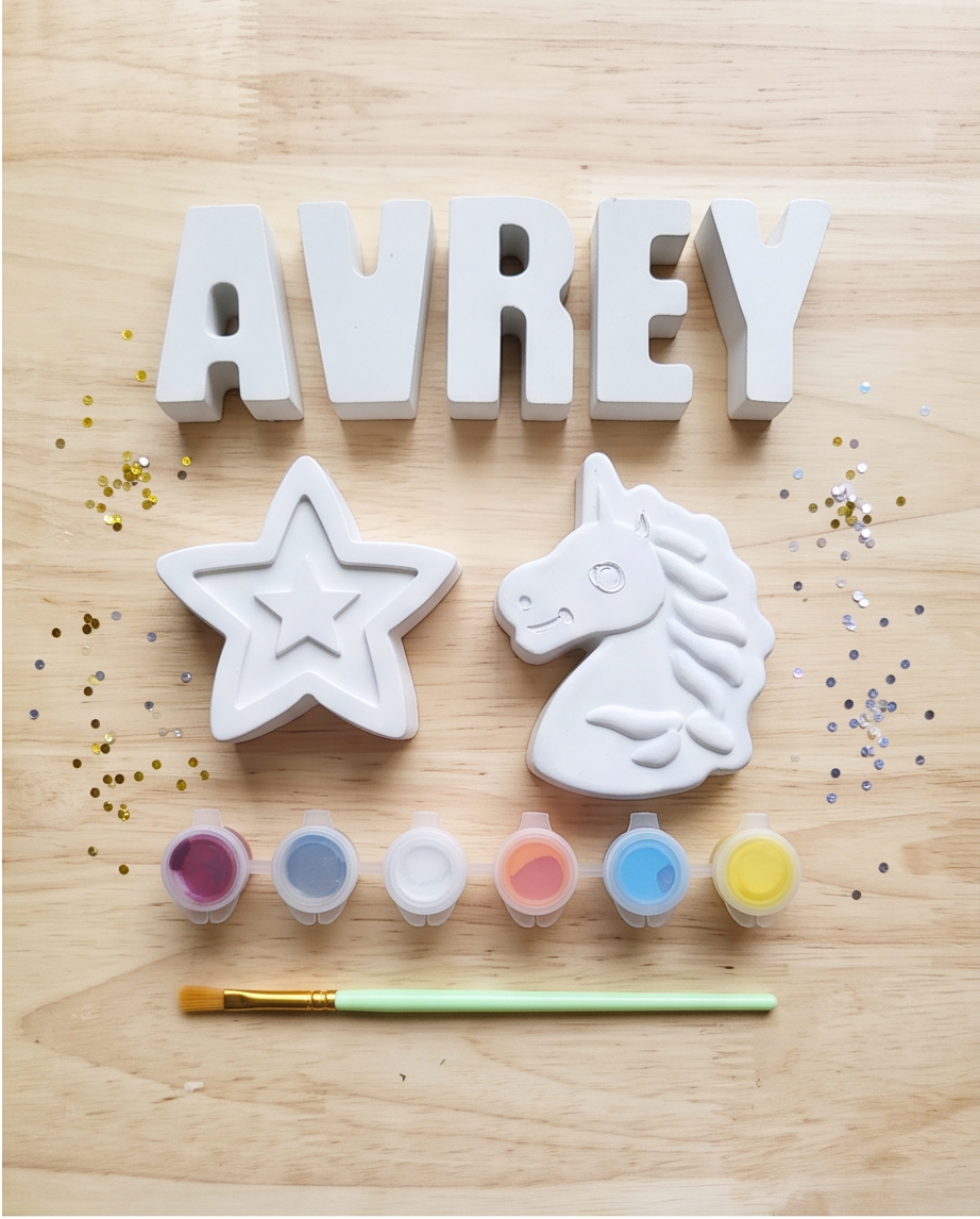 Personalized Unicorn Paint Kit